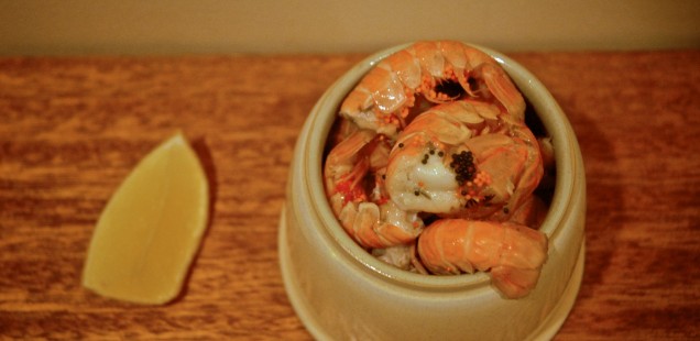 Cook:  Scottish Fare Part II;  Two and a Half Shellfish Receipts:  'Potted Shrimp for an Australian Yuletide Table' & 'A Pot of Warm Langoustines'